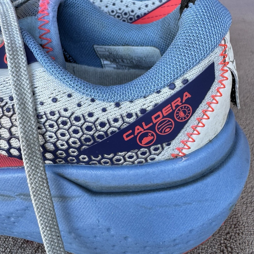 Size‎ 8 - Brooks Womens Caldera 6 Trail Shoes Blue Gray Red - Picture 5 of 15